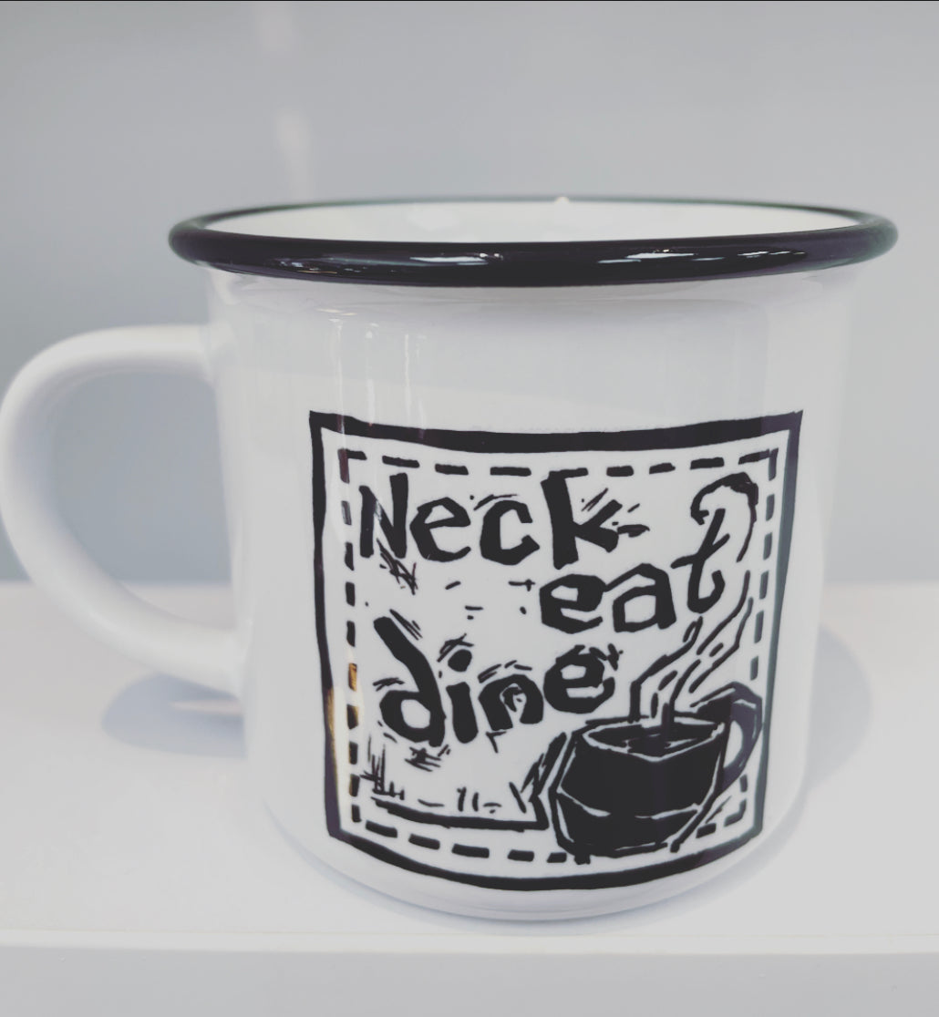 Born Stokie Bone China Mug - Neck Eat Dine
