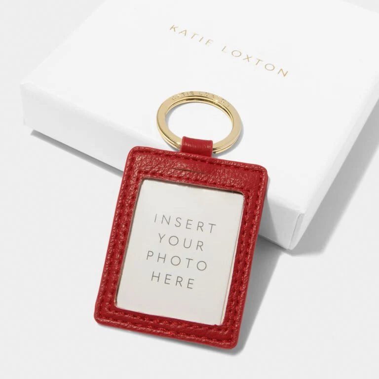 Katie Loxton Beautifully Boxed Photo Keyring - A Little Love - Red
