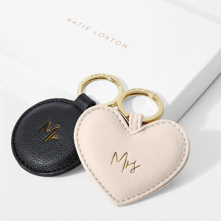 Katie Loxton Beautifully Boxed Keyring Set - Mr & Mrs