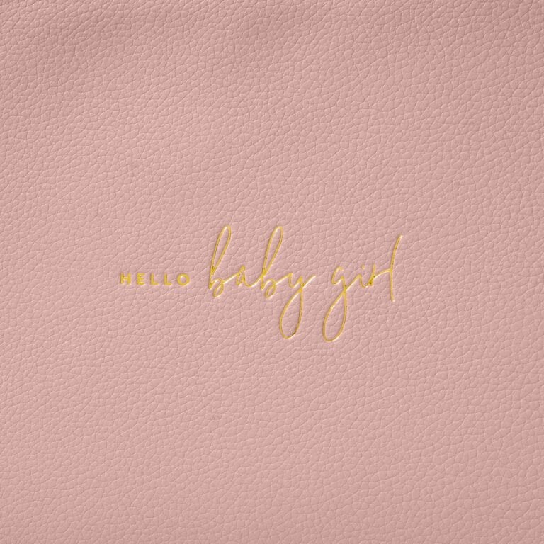 Katie Loxton Baby Perfect Pouch - Hello Baby Girl -Blush Pink
