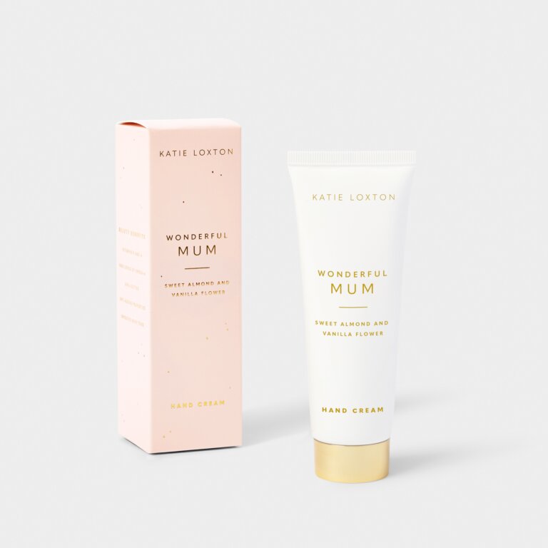 Katie Loxton Hand Cream 'Wonderful Mum' - Dusty Pink - Sweet Almond & Vanilla Flower