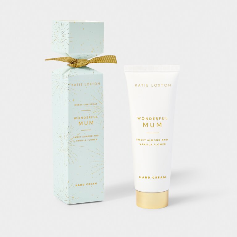 Katie Loxton Christmas Hand Cream - Merry Christmas Wonderful Mum - Sweet Almond & Vanilla Flower