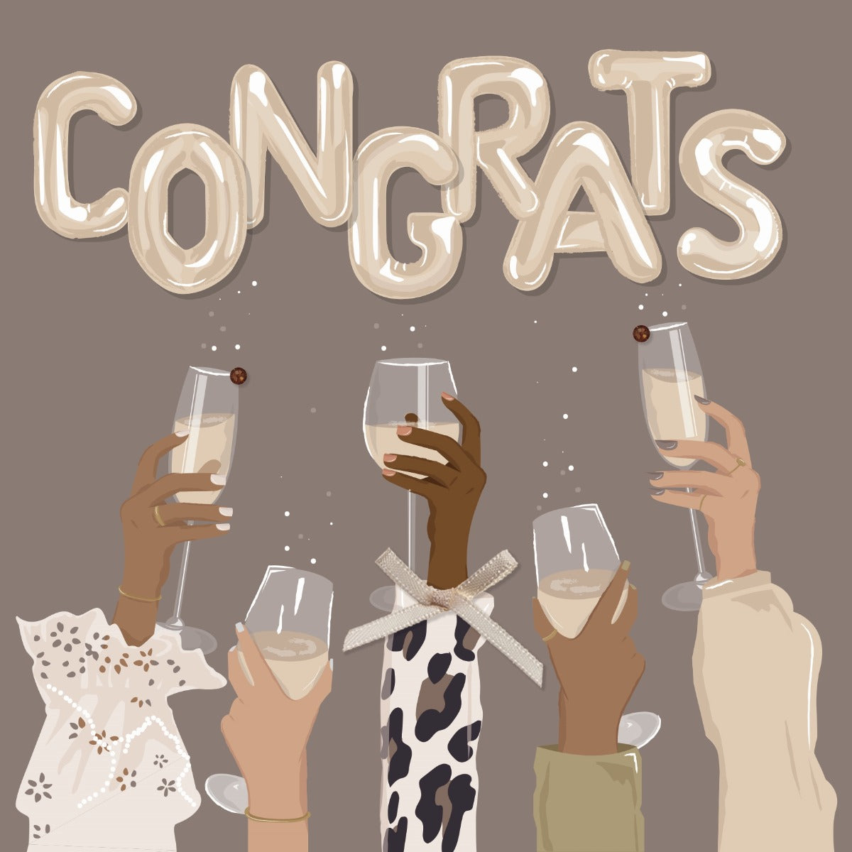 Congratulations Balloon Card