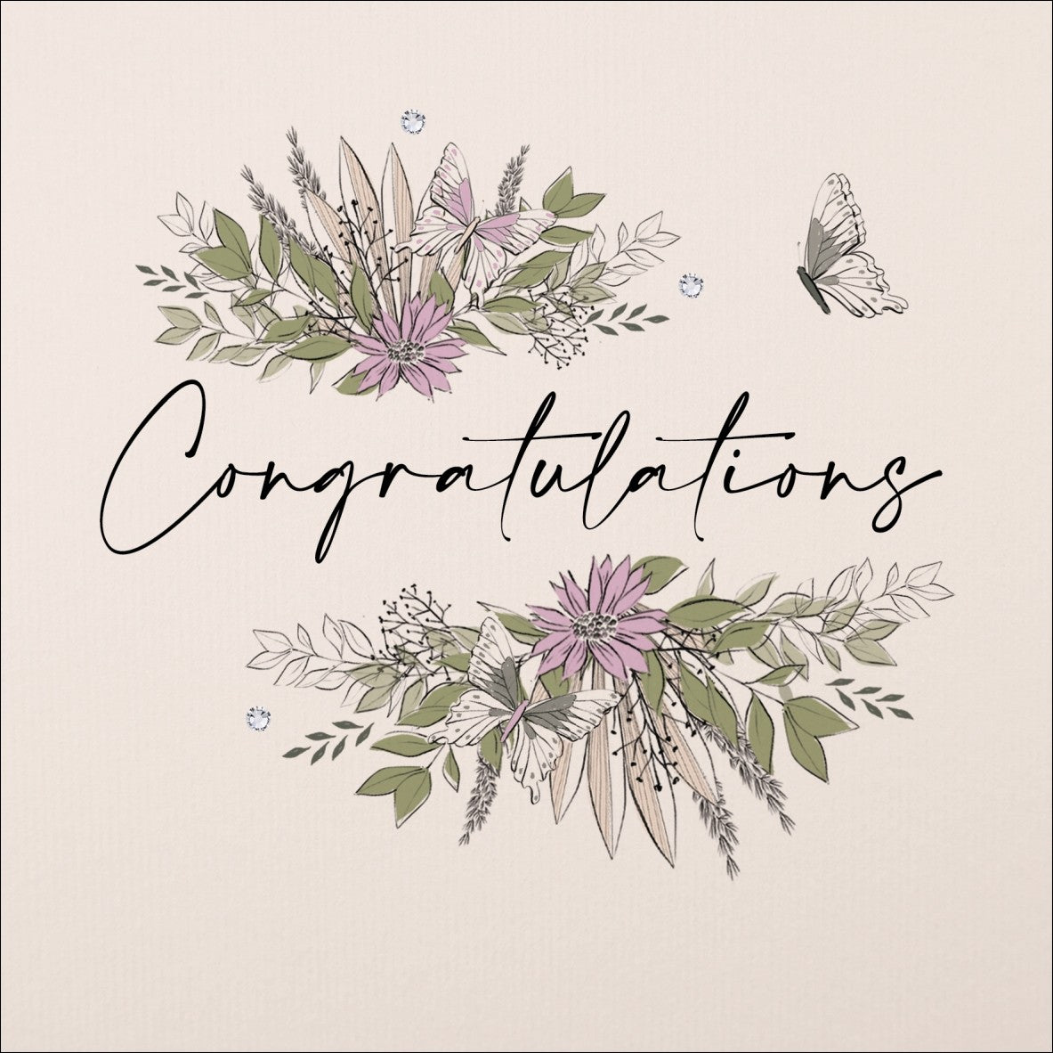Congratulations Floral Card