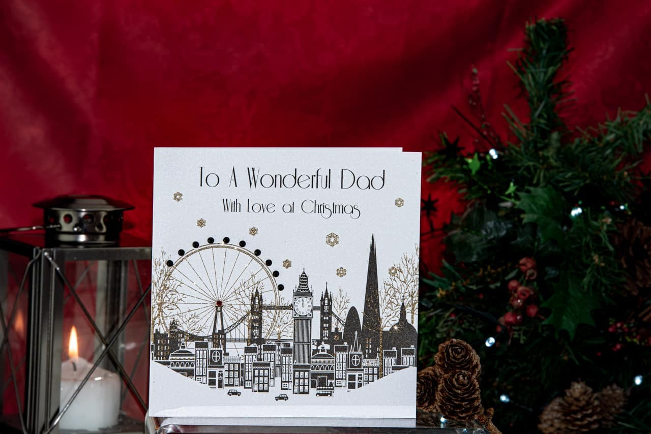 Five Dollar Shake Wonderful Christmas London Scene Card