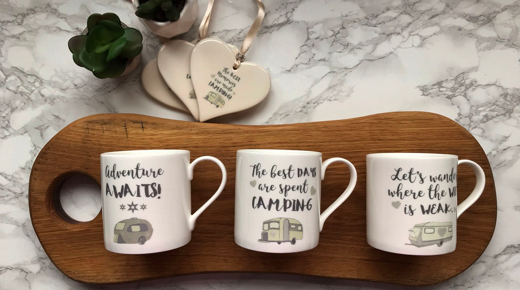 Dimbleby Ceramics Camping Fine Bone China Mug - Wifi