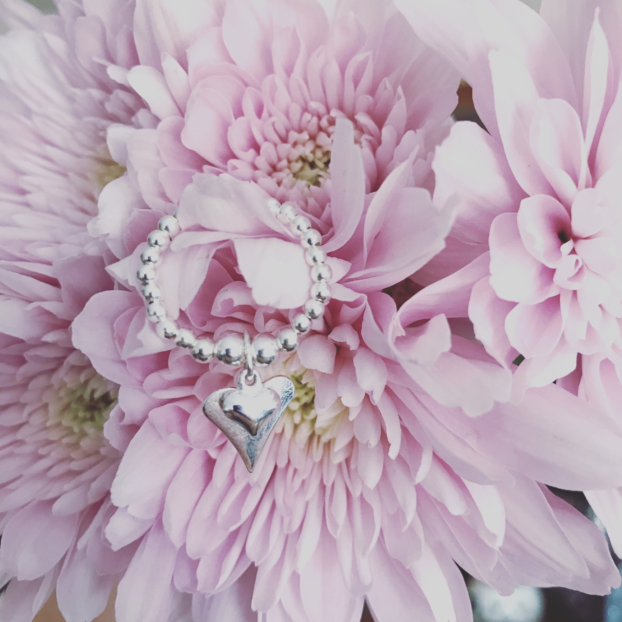Jolu Jewellery Olivia 2 Hearts Stretch Ring