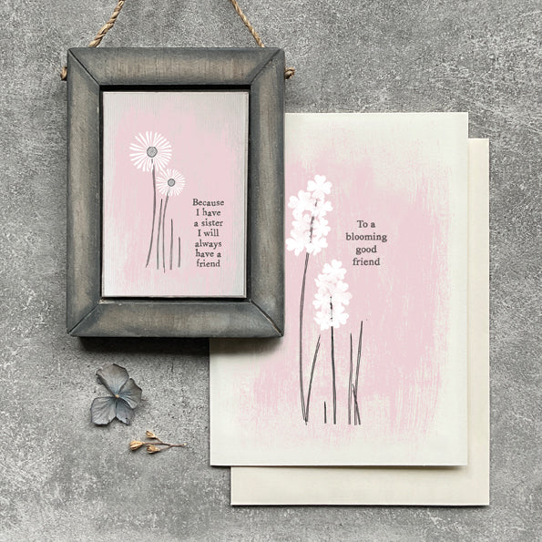 East of India Floral Picture - Because I Have A Sister