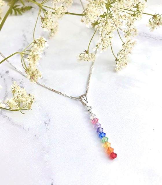 Jolu Jewellery Rainbow Drops Pendant š