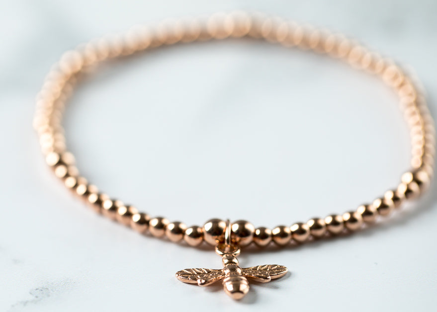 Jolu Jewellery Rose Gold Queen Bee Chloe Bracelet