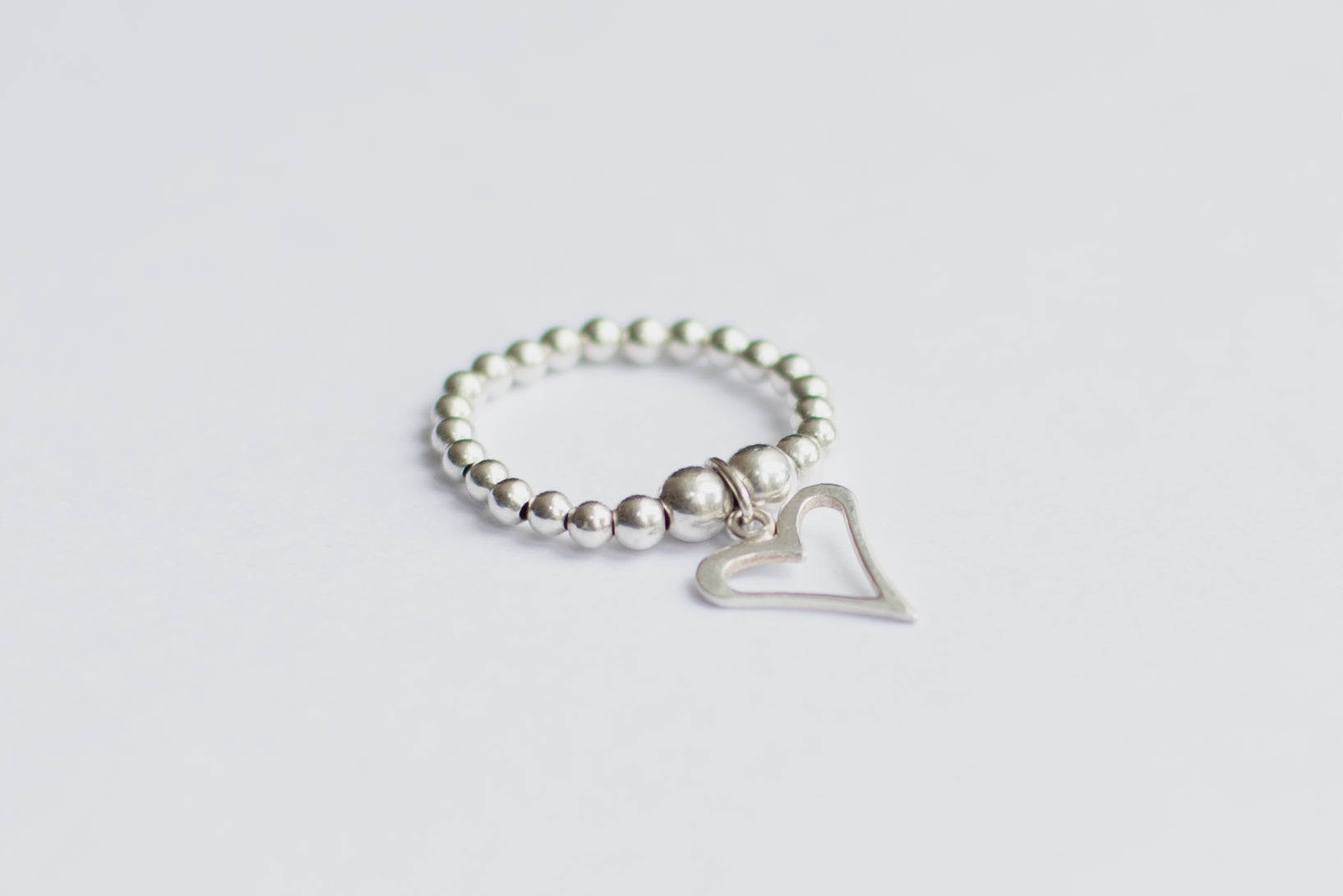 Jolu Jewellery Amaya Heart Stretch Ring