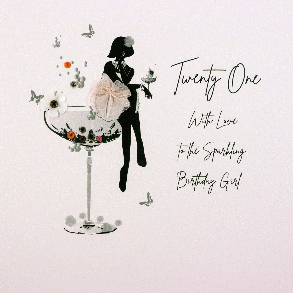 Five Dollar Shake 21 Sparkling Birthday Girl Card