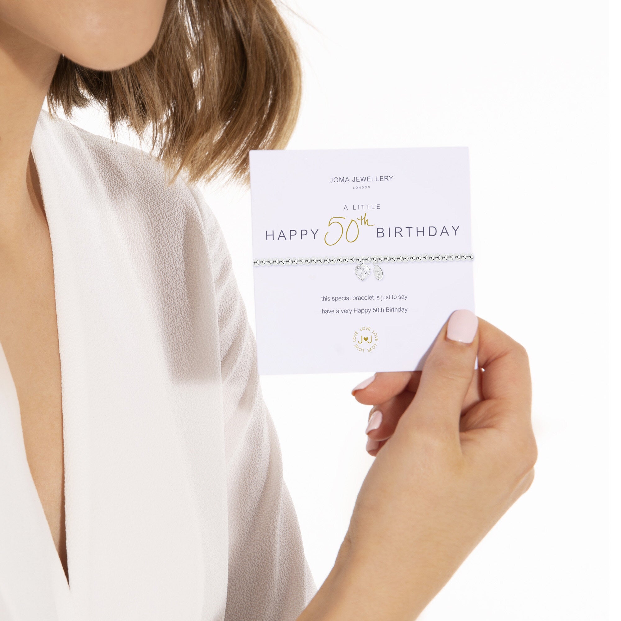 Joma Jewellery A Little Happy 50th Birthday Bracelet