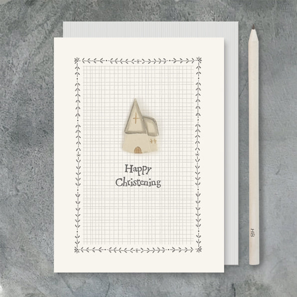 East of India Dreamy Christening Card