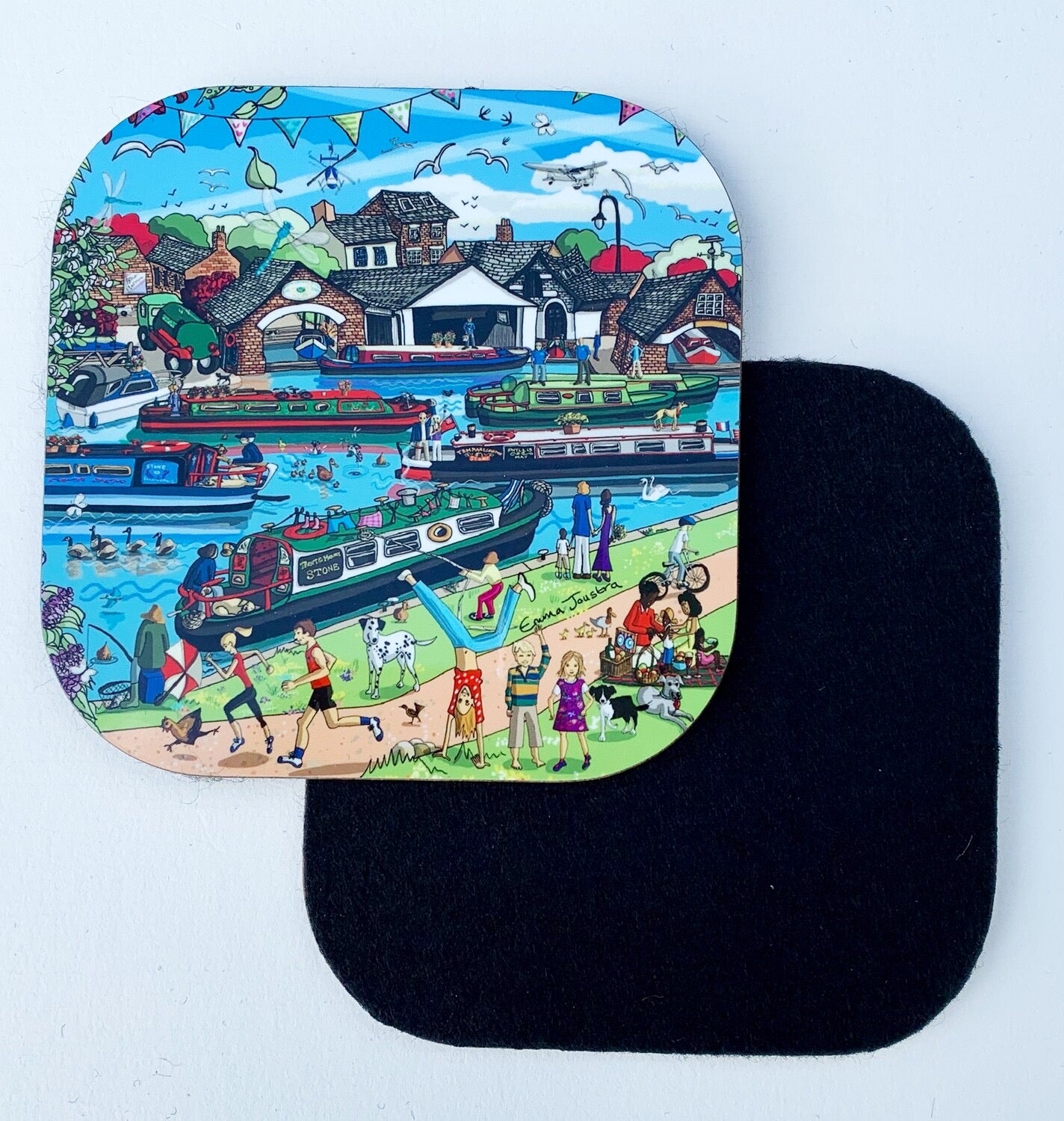 Emma Joustra Stone Boatyard Coaster