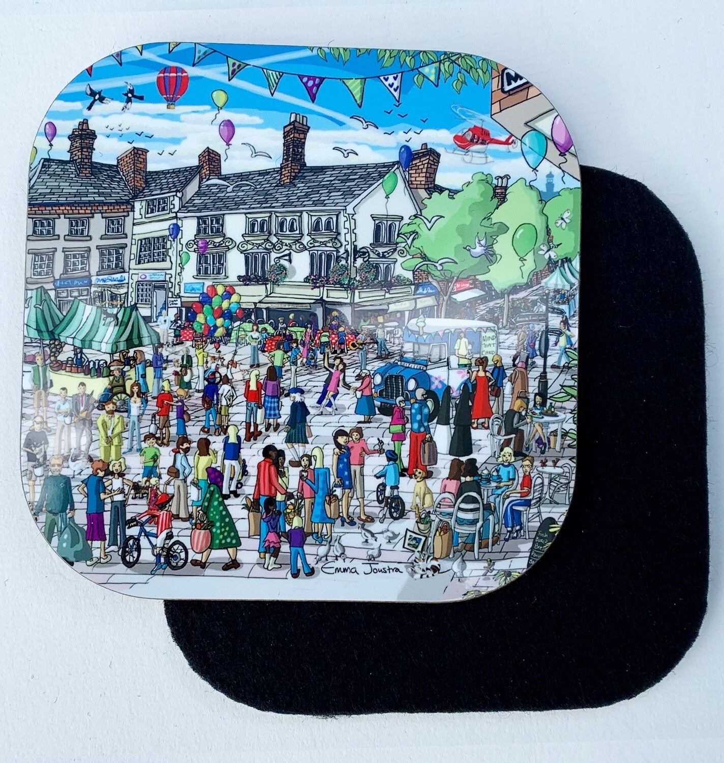 Emma Joustra Market Square Coaster