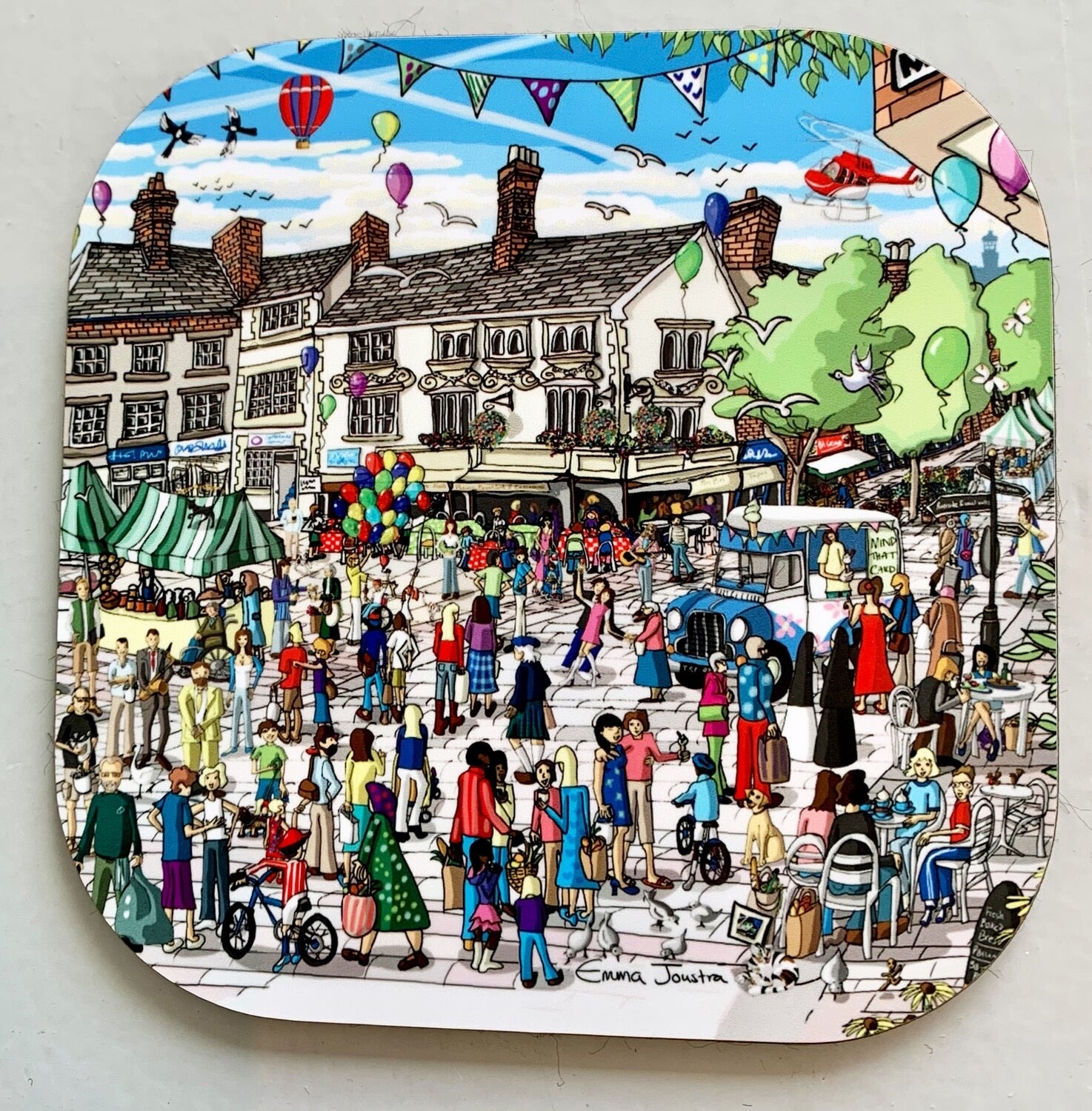Emma Joustra Market Square Coaster