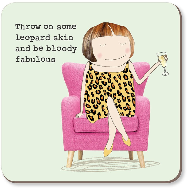 Rosie Made A Thing - Leopard Skin - COASTER