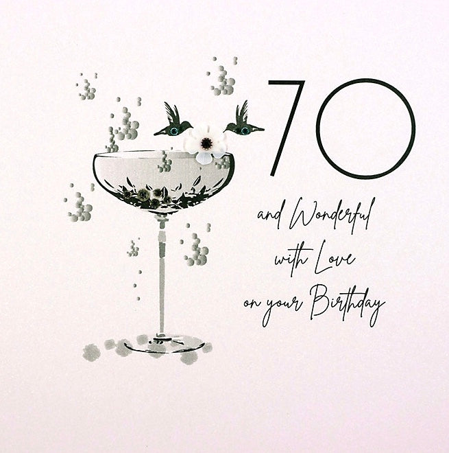 Five Dollar Shake 70th & Wonderful Birthday Card