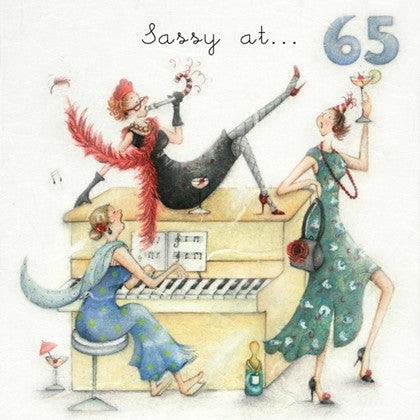 Berni Parker Sassy at 65 Card