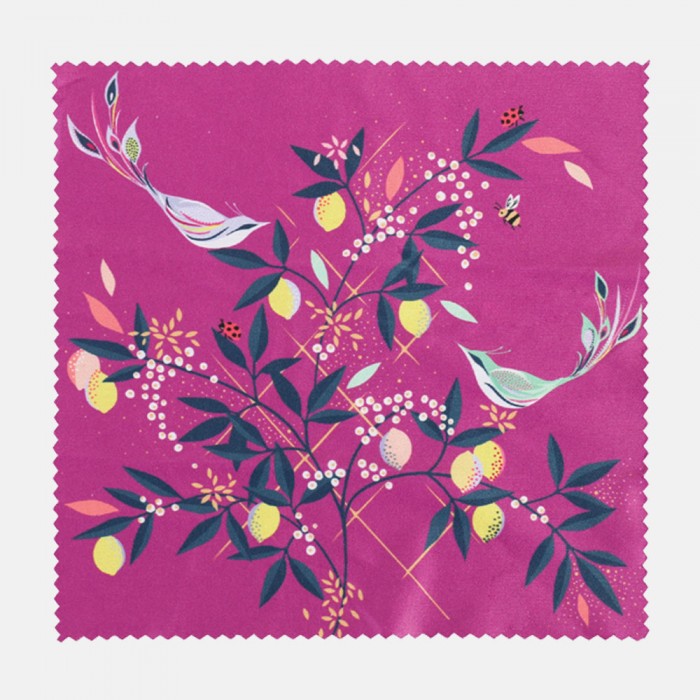 Sara Miller Mauve Orchard Birds Glasses Case