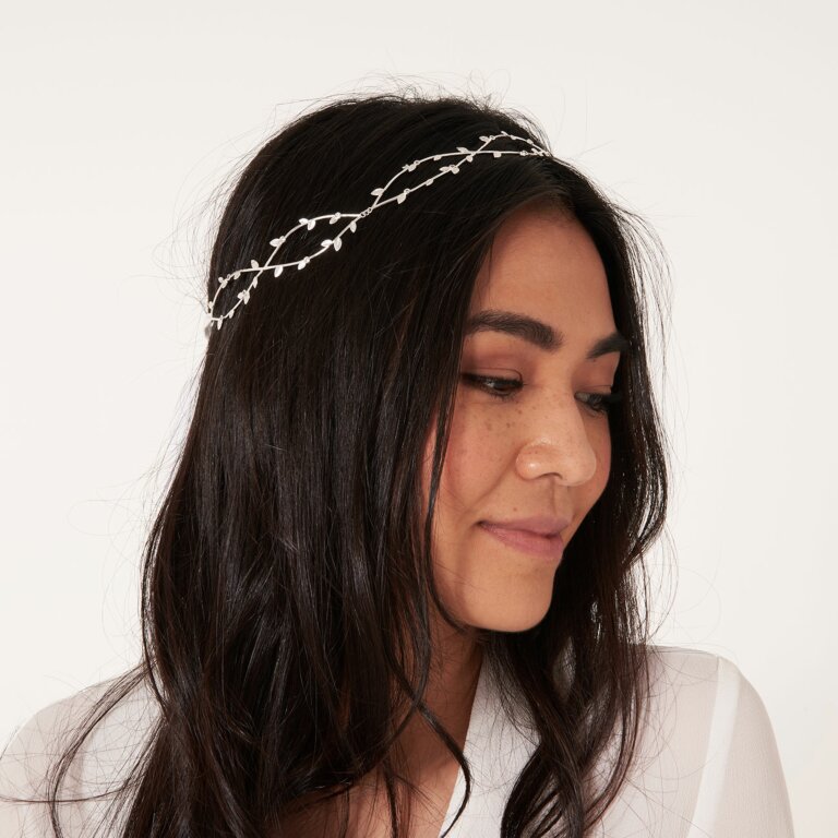 Joma Jewellery Happy Ever After Hair Accessories - CZ Wave Hair Vine