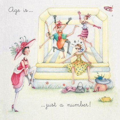 Berni Parker Blank Card -Age is Just a Number