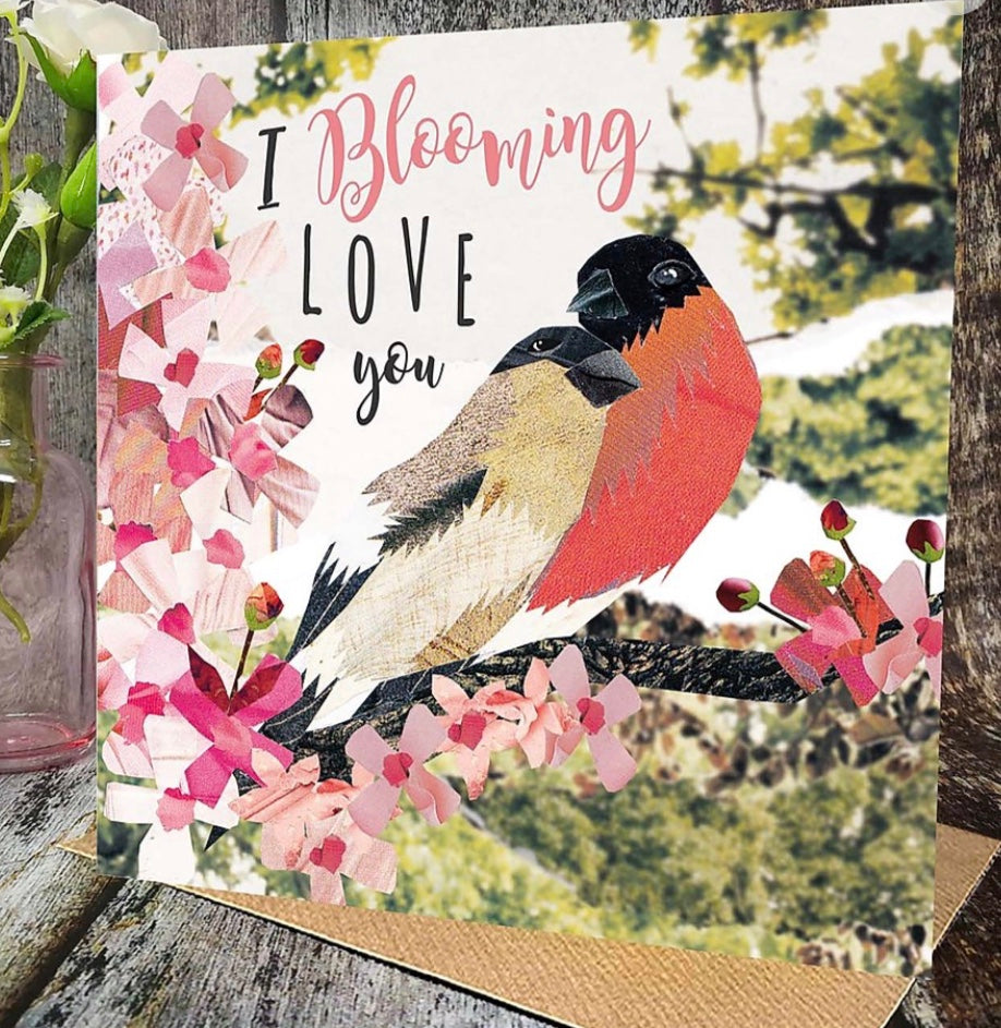 Flying Teaspoons I Blooming Love you Card