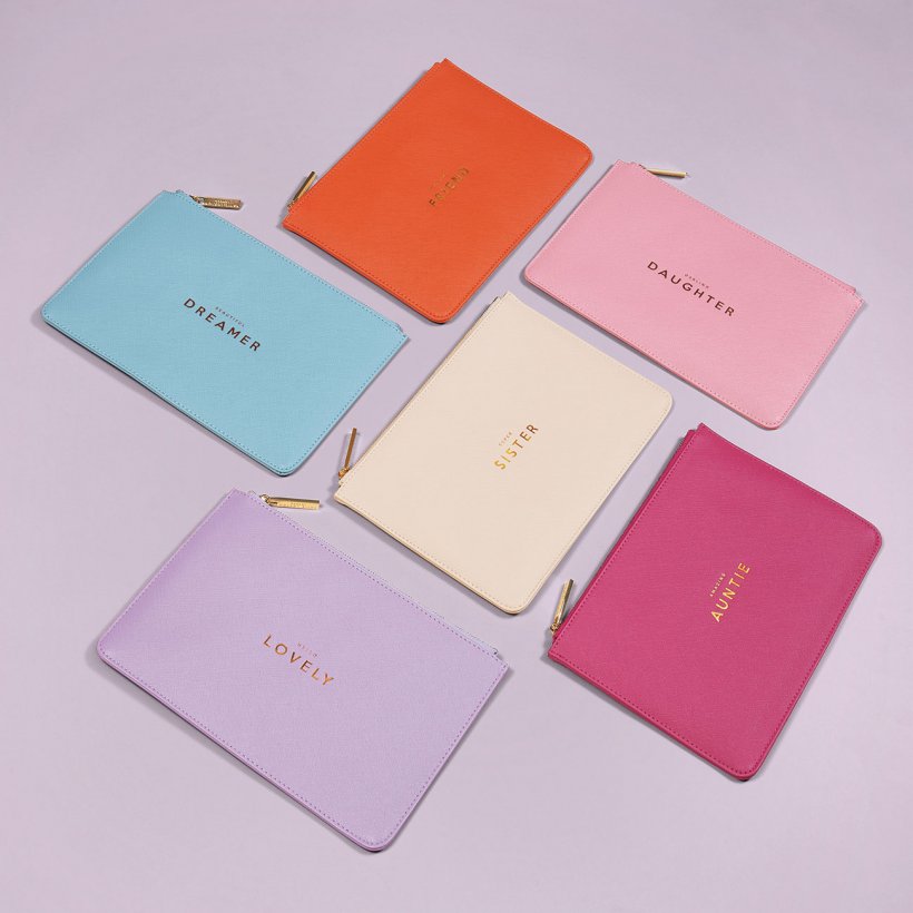 Katie Loxton Perfect Pouch - Darling Daughter - Pink
