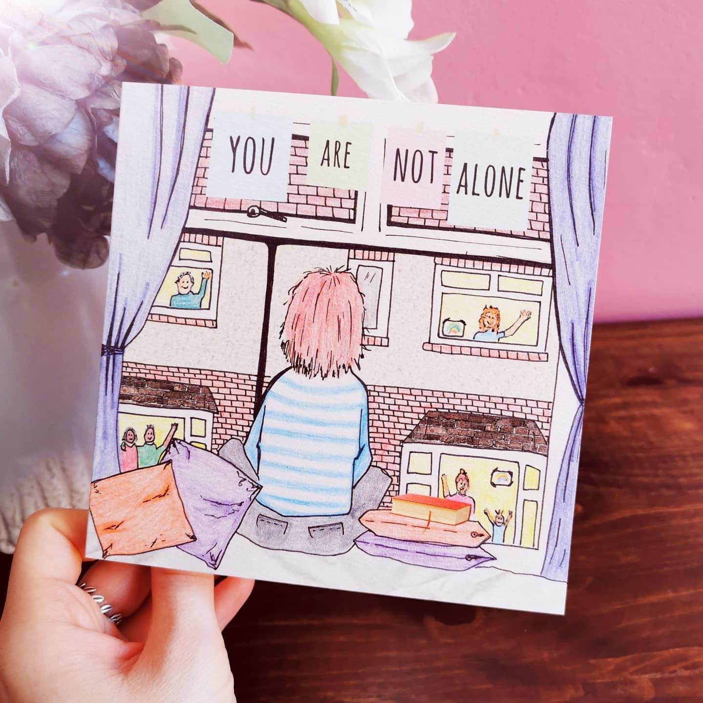 Flying Teaspoons Covid 19 Charity Card - You are not Alone