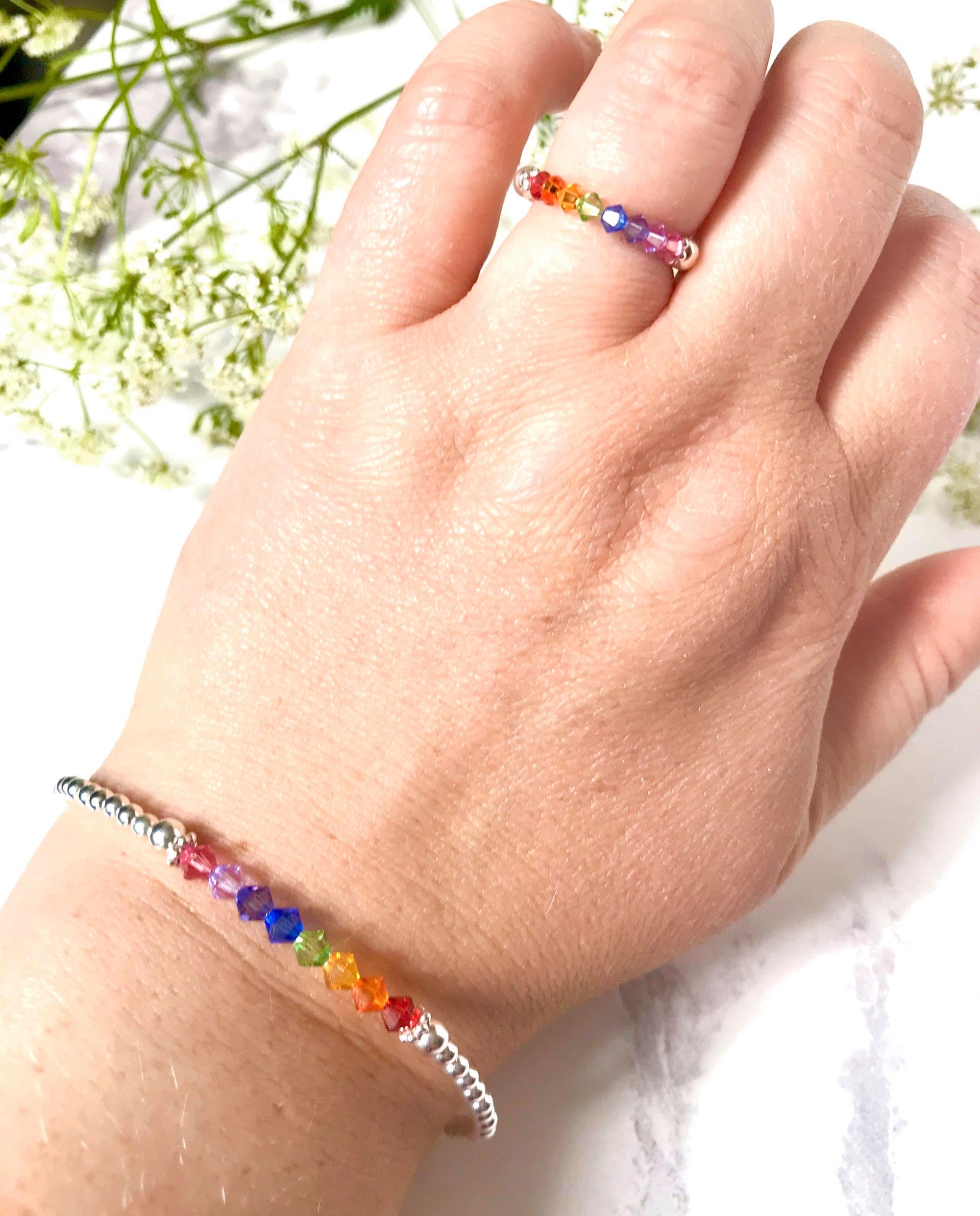 Jolu Jewellery Rainbow Hope Bracelet 🌈