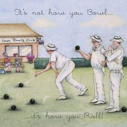 Berni Parker Blank Card - It’s Not How You Bowl