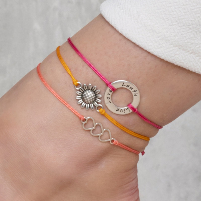 Carrie Elspeth Hello Summer Anklet - Sunflower