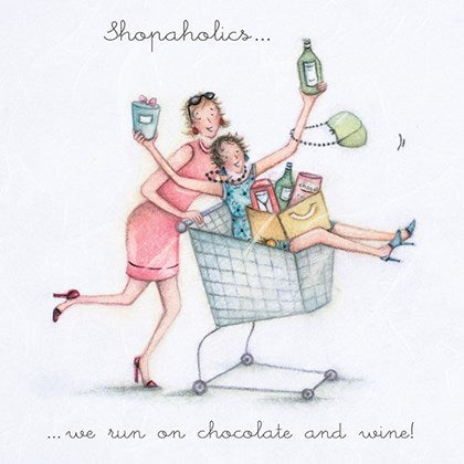 Berni Parker Blank Card - Shopaholics