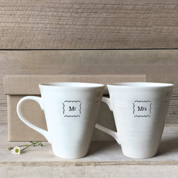 East of India Mr & Mrs Mugs