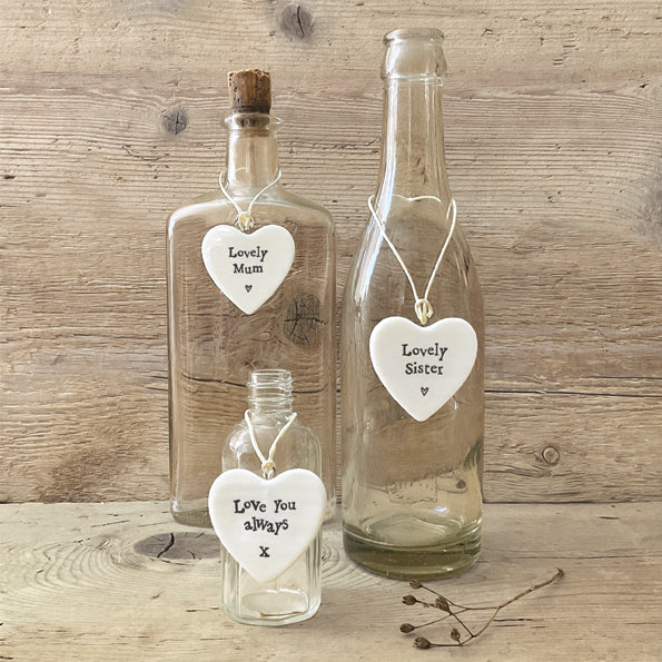 East of India Porcelain MINI Heart - Lovely Mum