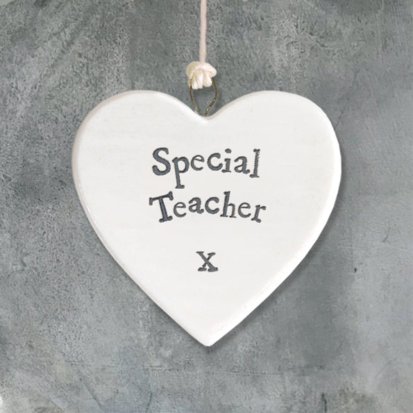 East of India Porcelain MINI Heart -Special Teacher x