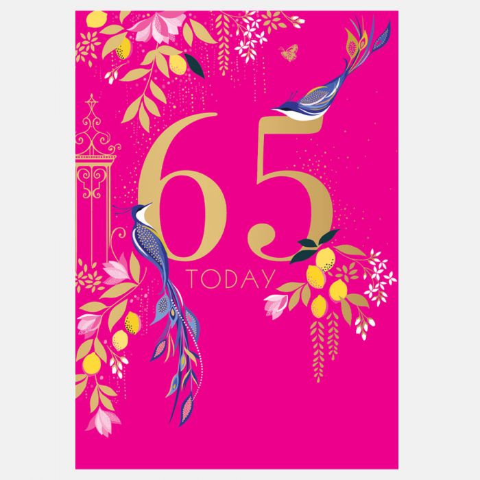 Sara Miller by The Art File - 65th Birthday Card