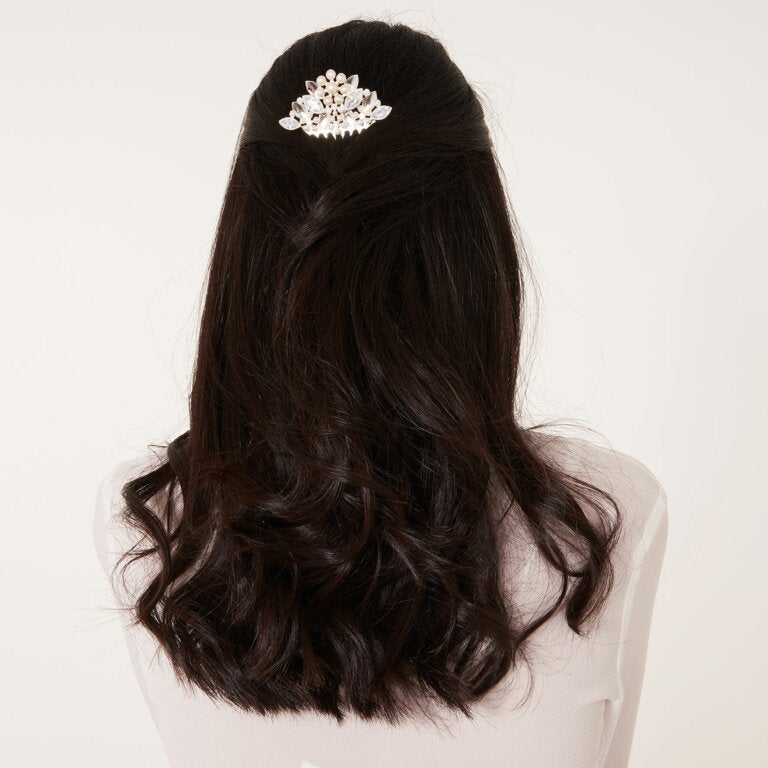Joma Jewellery Happy Ever After Hair Accessories -Pearl & CZ Hair Comb