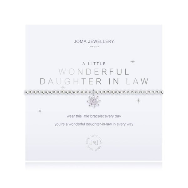 Joma Jewellery A Little Wonderful Daughter in Law Bracelet