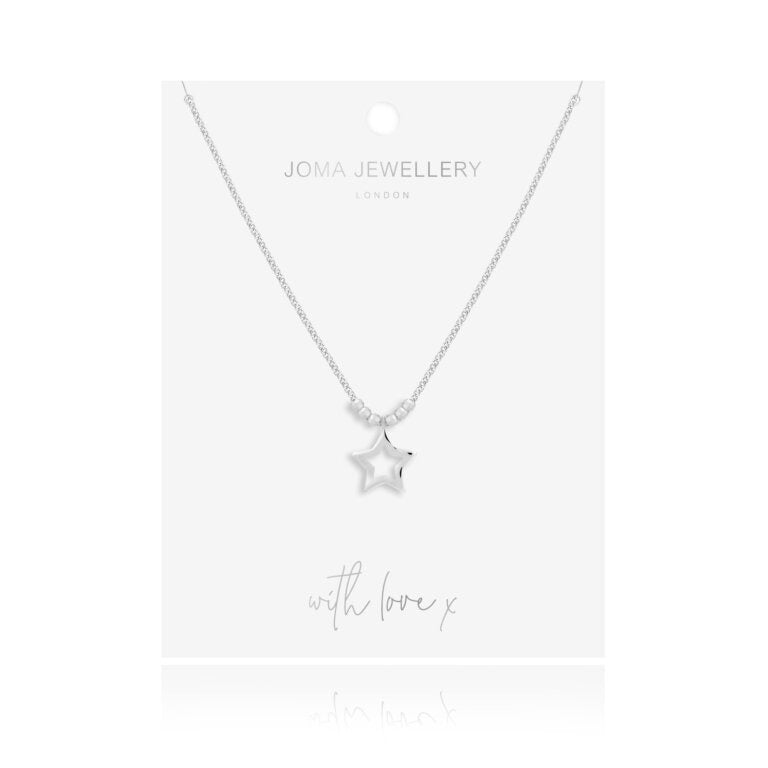 Joma Jewellery - Arabella Hammered Star Long Wrap Necklace