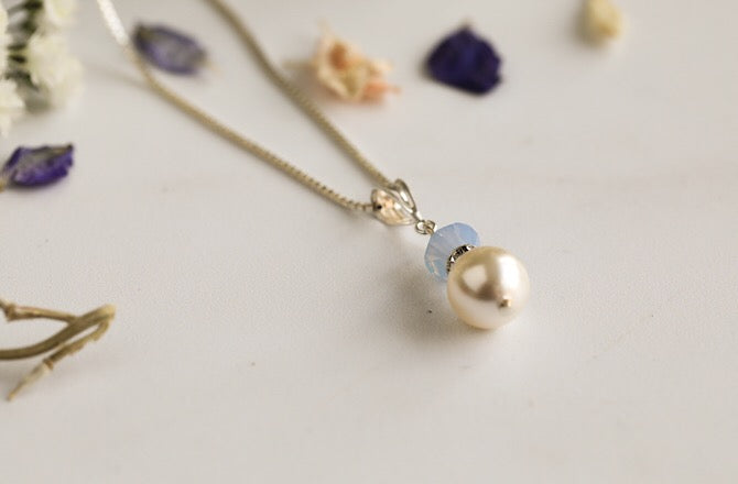 Millie Pendant -Air Opal Blue