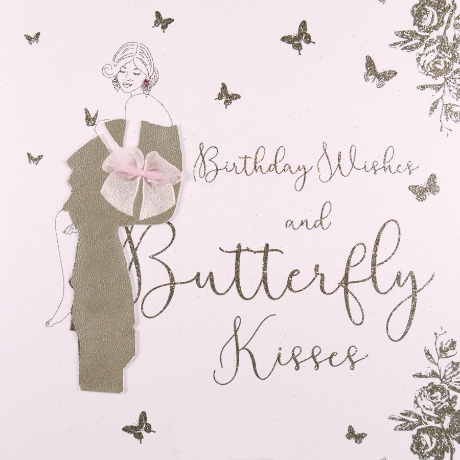 Five Dollar Shake Birthday Wishes & Butterfly Kisses Card