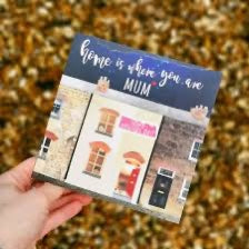 Flying Teaspoons Home is Where you are Mum Mothers Day Card