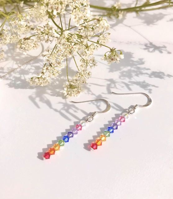 Jolu Jewellery Rainbow Drops Earrings š