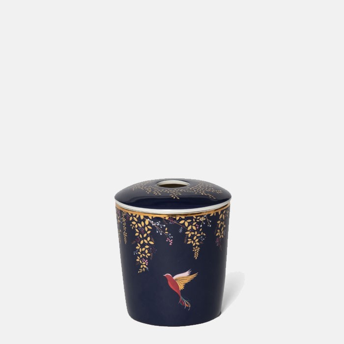 NEW Sara Miller Ceramic Boxed Reed Diffuser - Amber, Orchid & Lotus Blossom