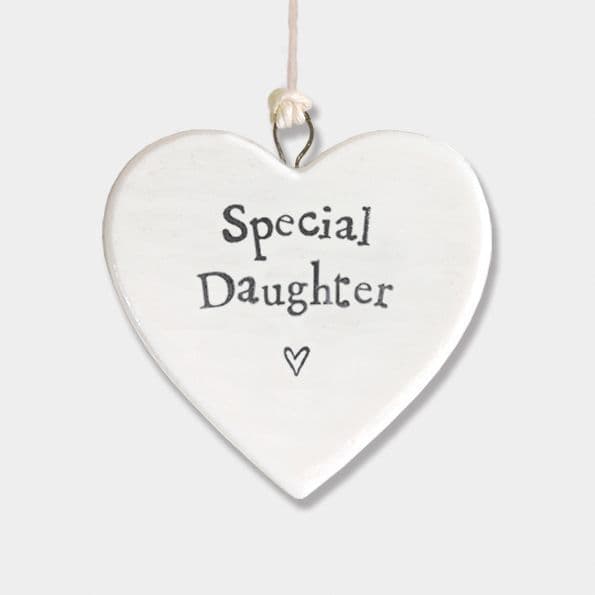 East of India Porcelain MINI Heart -Special Daughter x