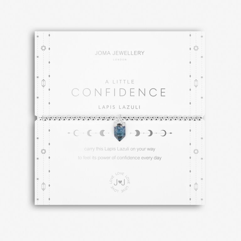 Joma Jewellery Affirmation Crystal - A Little 'Confidence' Bracelet - Lapis Lazuli