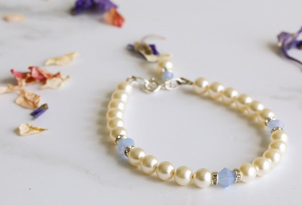 Jolu Jewellery Millie Bracelet -Air Opal Blue
