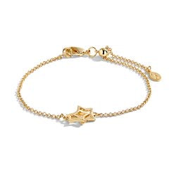 Joma Jewellery Infinity Links Gold Star Bracelet